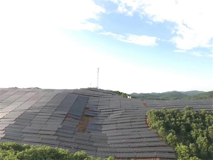 湖北能源集團隨州大洪山20MWp地面光伏工程EPC總承包項目35kV線路送出工程施工